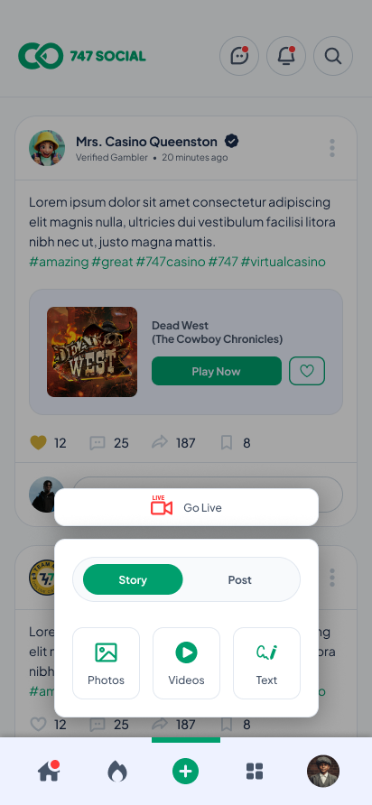 Mobile - Stories